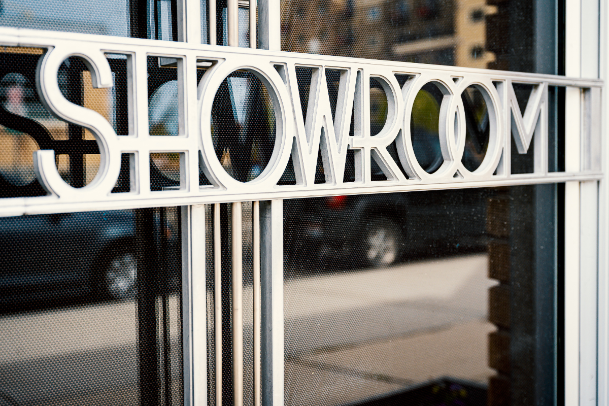 Vibrant room with bright colors and patterns